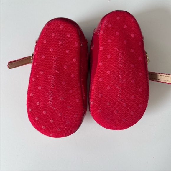 Janie and Jack red baby girl shoes - Picture 3 of 3